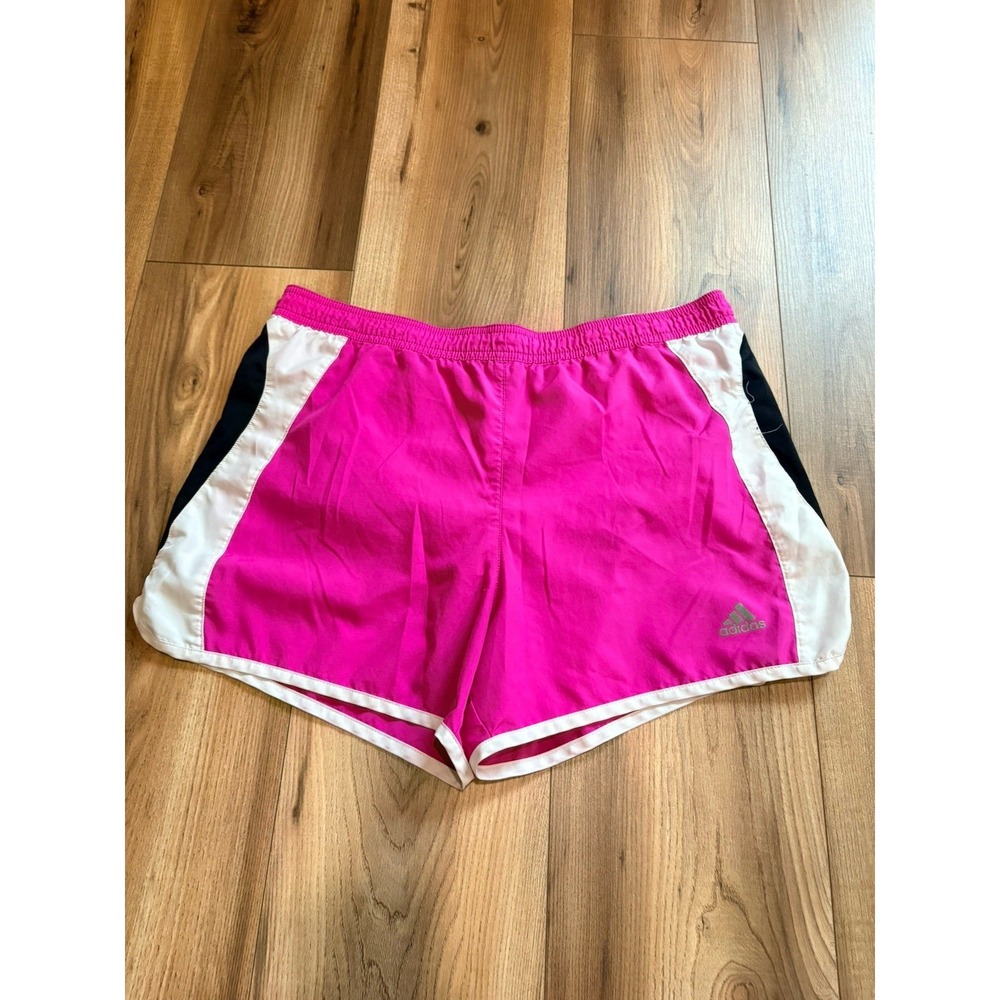 Adidas Running Shorts Women's Pink Medium 3" Inseam Liner Active Wear